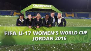 Betty Wong at the U17 Women's World Cup In Jordan